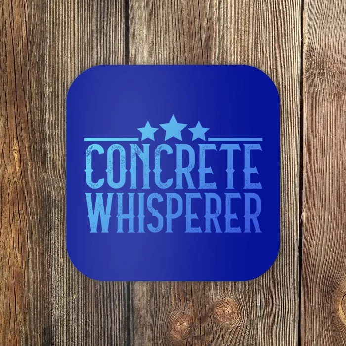 Concrete Whisperer Construction Worker Gift Coaster