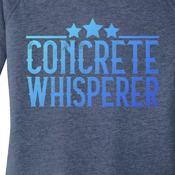 Concrete Whisperer Construction Worker Gift Women's Perfect Tri Tunic Long Sleeve Shirt