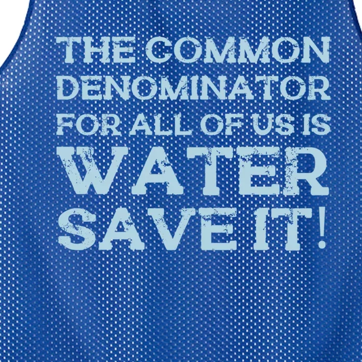 Conserve Water Conservation World Water Day! March 22nd Gift Mesh Reversible Basketball Jersey Tank