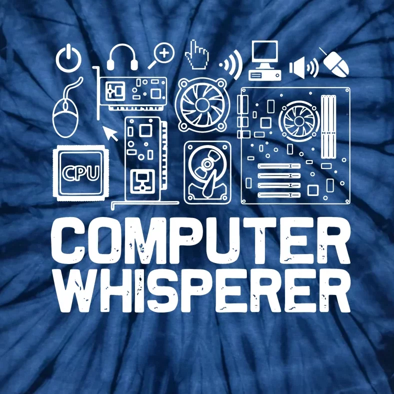 Computer Whisperer Tie-Dye T-Shirt