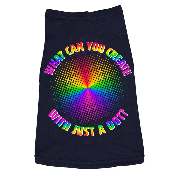 Colorful What Can You Create With Just A Dot Doggie Tank