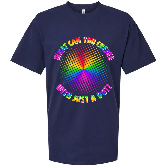 Colorful What Can You Create With Just A Dot Sueded Cloud Jersey T-Shirt