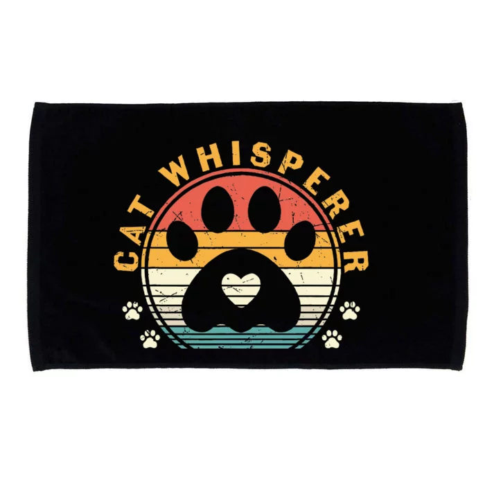 Cat Whisperer Cat Microfiber Hand Towel