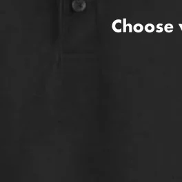 Choose Wisely Dry Zone Grid Performance Polo