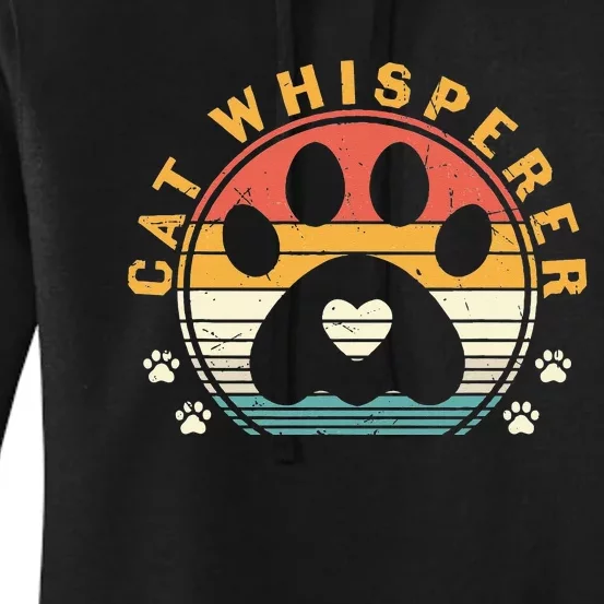 Cat Whisperer Cat Women's Pullover Hoodie