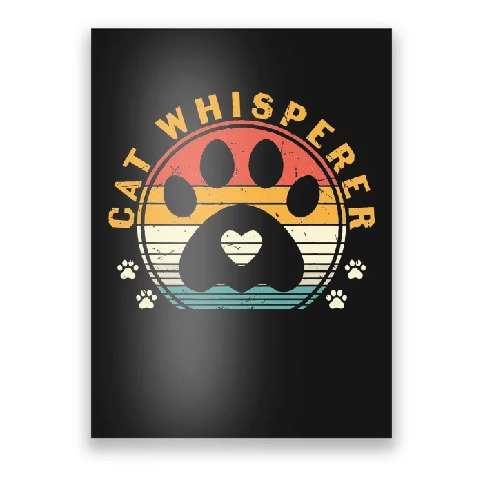 Cat Whisperer Cat Poster