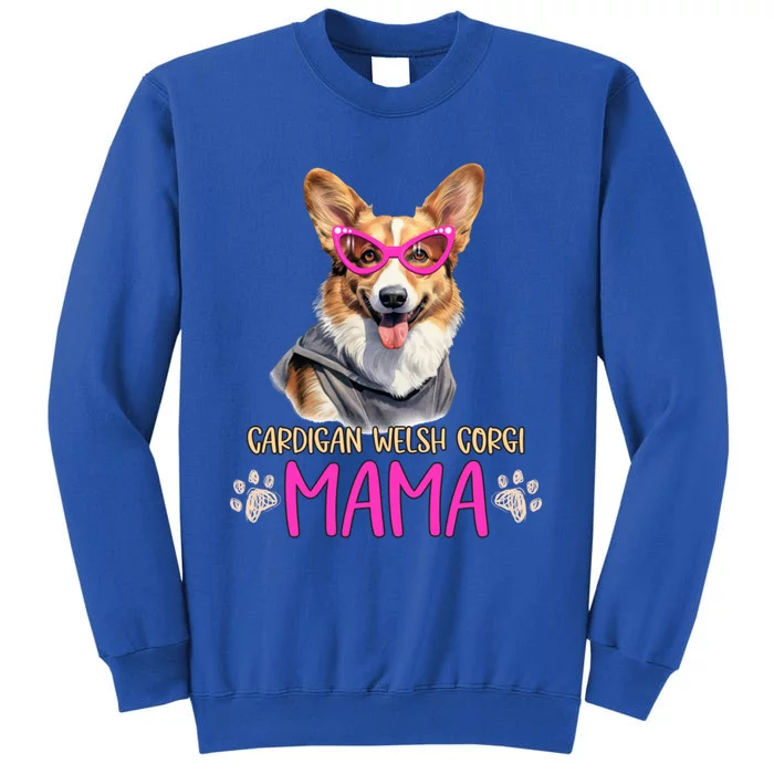 Cardigan Welsh Corgi Dog Breed Mama Cute Puppy Mother Gift Tall Sweatshirt