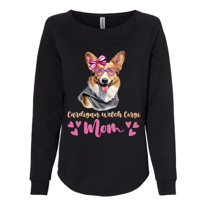 Cardigan Welsh Corgi Dog Mom Mothers Day Lover Dog Gift Womens California Wash Sweatshirt