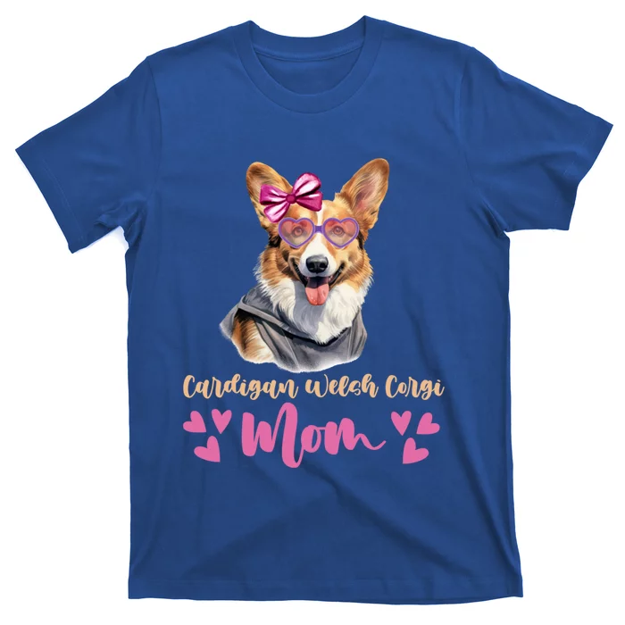 Cardigan Welsh Corgi Dog Mom Mothers Day Lover Dog Gift T-Shirt