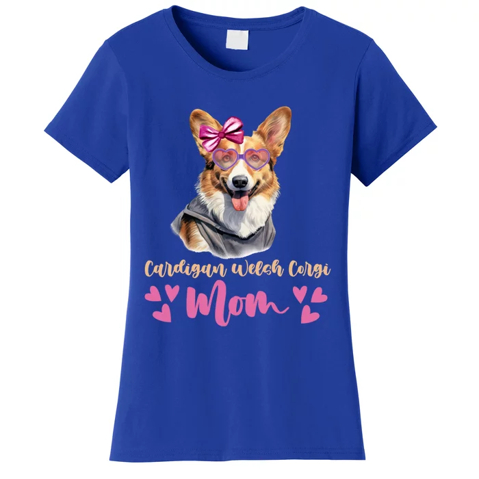 Cardigan Welsh Corgi Dog Mom Mothers Day Lover Dog Gift Women's T-Shirt