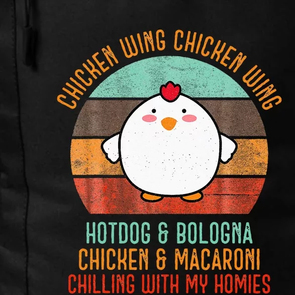 Chicken Wing Chicken Wing Song Lyric Hot Dog Bologna Daily Commute Backpack