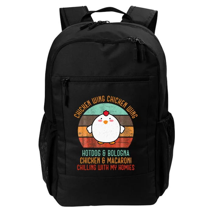 Chicken Wing Chicken Wing Song Lyric Hot Dog Bologna Daily Commute Backpack