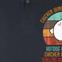 Chicken Wing Chicken Wing Song Lyric Hot Dog Bologna Softstyle Adult Sport Polo