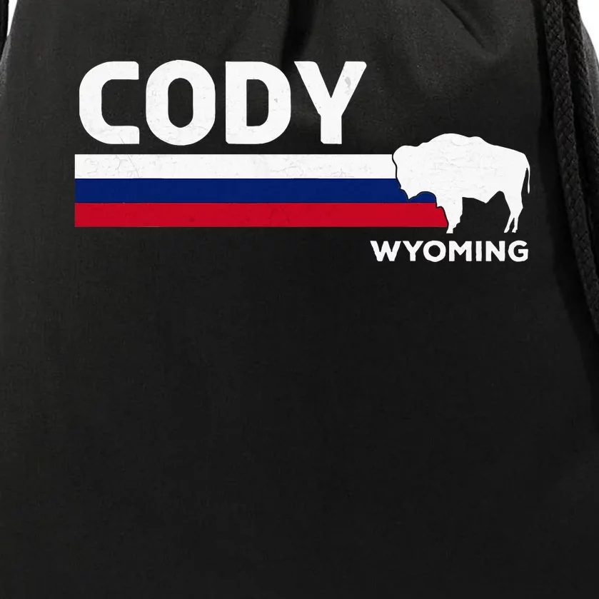 Cody Wyoming Drawstring Bag