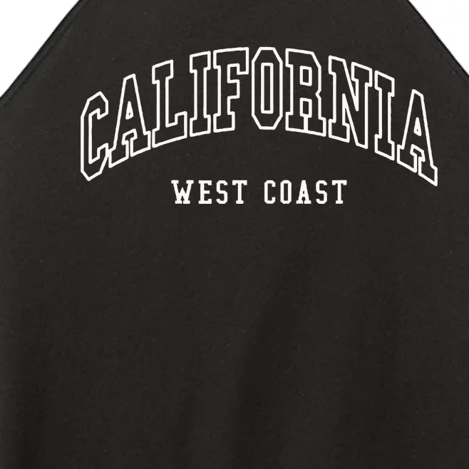 California West Coast Throwback Design Women’s Perfect Tri Rocker Tank