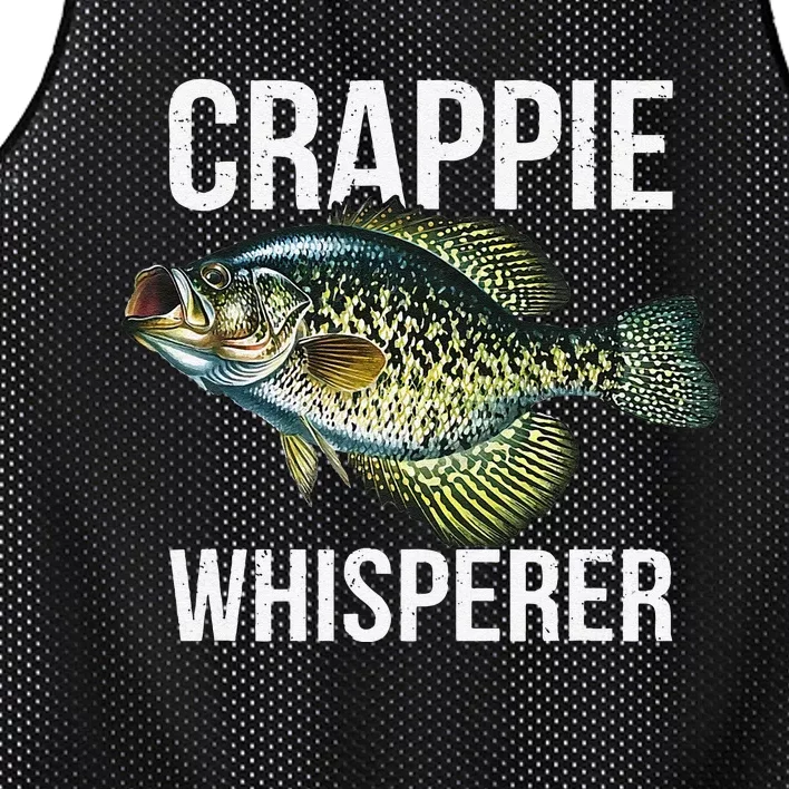 Crappie Whisperer Crappie Fishing Gift Mesh Reversible Basketball Jersey Tank