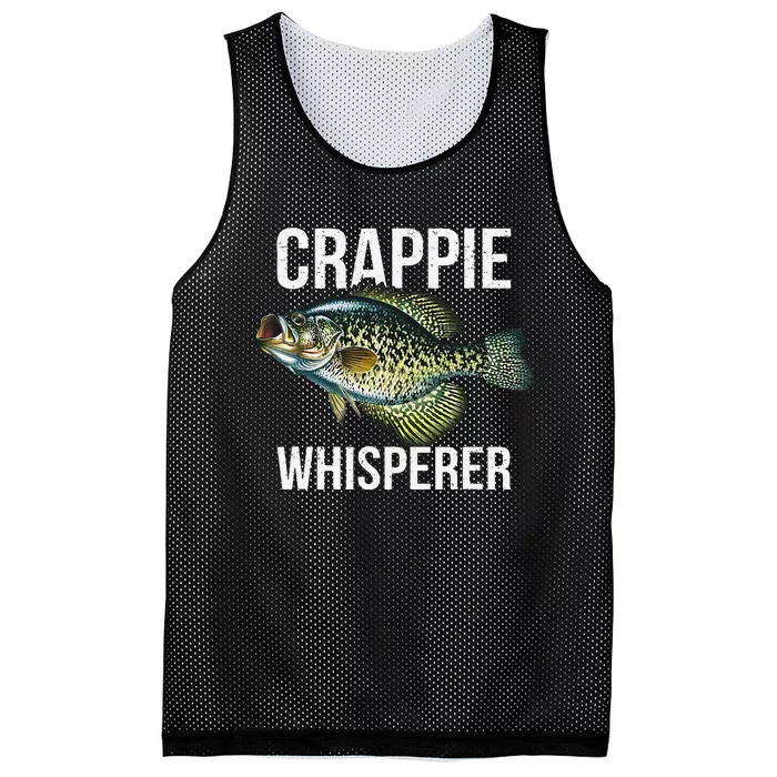 Crappie Whisperer Crappie Fishing Gift Mesh Reversible Basketball Jersey Tank