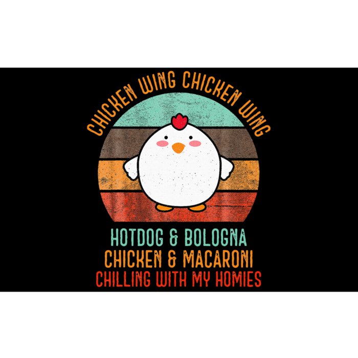 Chicken Wing Chicken Wing Song Lyric Hot Dog Bologna Bumper Sticker