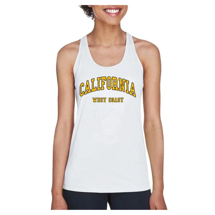 California West Coast Throwback Women's Racerback Tank