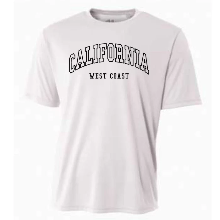 California West Coast Throwback Design Classic Cooling Performance Crew T-Shirt