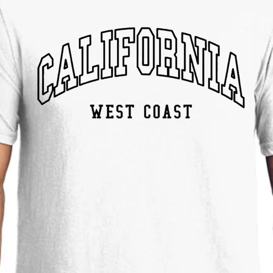 California West Coast Throwback Design Classic Pajama Set