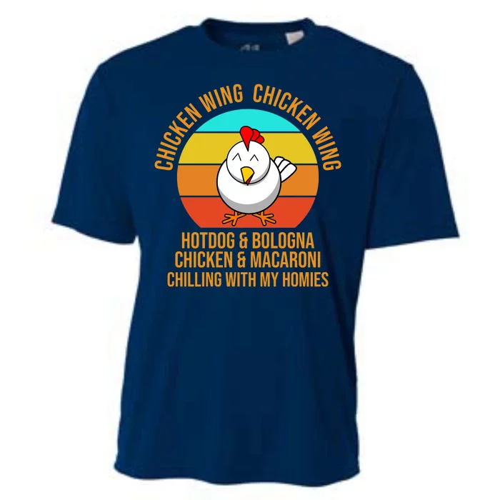 Chicken Wing Chicken Wing Hot Dog And Bologna Cooling Performance Crew T-Shirt