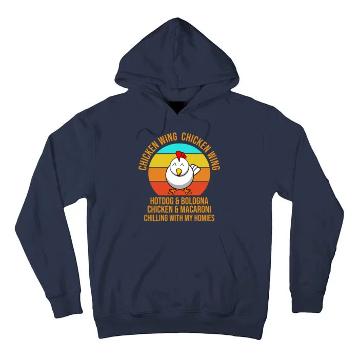 Chicken Wing Chicken Wing Hot Dog And Bologna Tall Hoodie