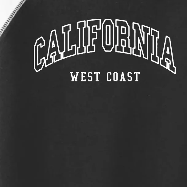 California West Coast Throwback Design Classic Toddler Fine Jersey T-Shirt