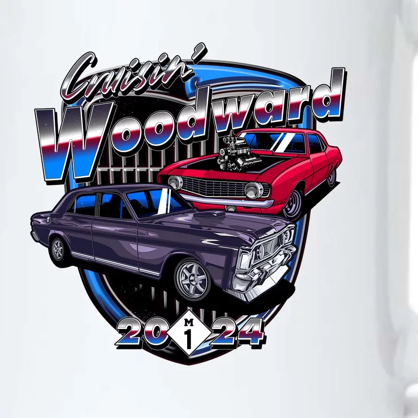 Cruisin Woodward Classic Cars 2024 Black Color Changing Mug