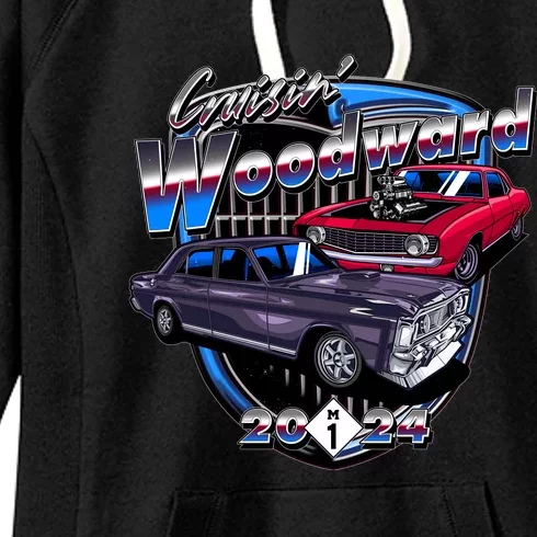 Cruisin Woodward Classic Cars 2024 Women's Fleece Hoodie