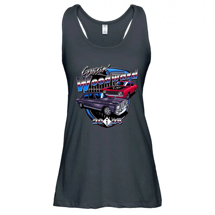 Cruisin Woodward Classic Cars 2024 Ladies Essential Flowy Tank