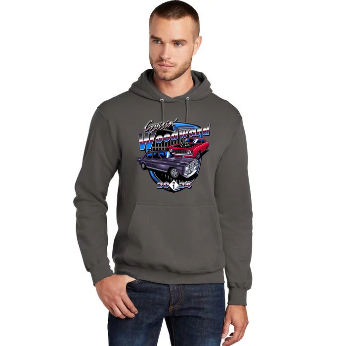 Cruisin Woodward Classic Cars 2024 Tall Hoodie