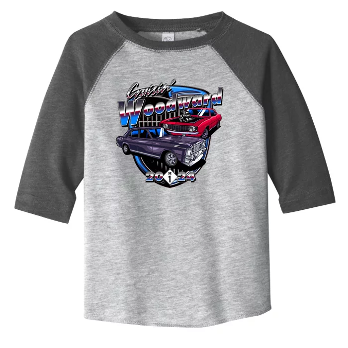 Cruisin Woodward Classic Cars 2024 Toddler Fine Jersey T-Shirt