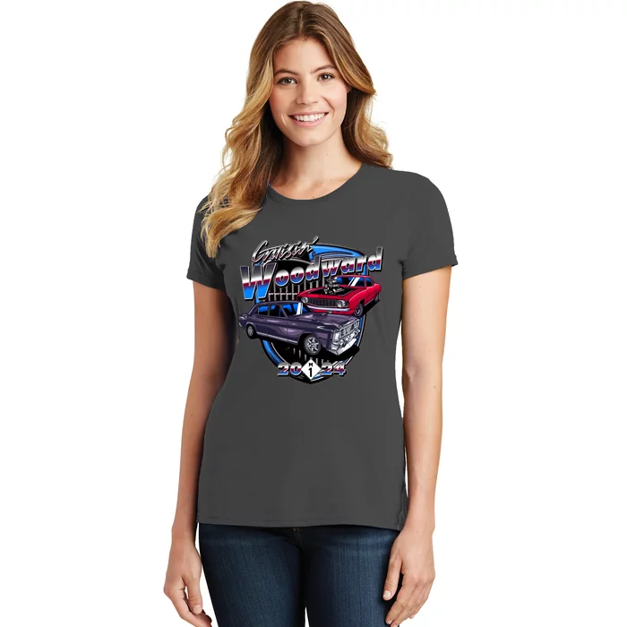 Cruisin Woodward Classic Cars 2024 Women's T-Shirt