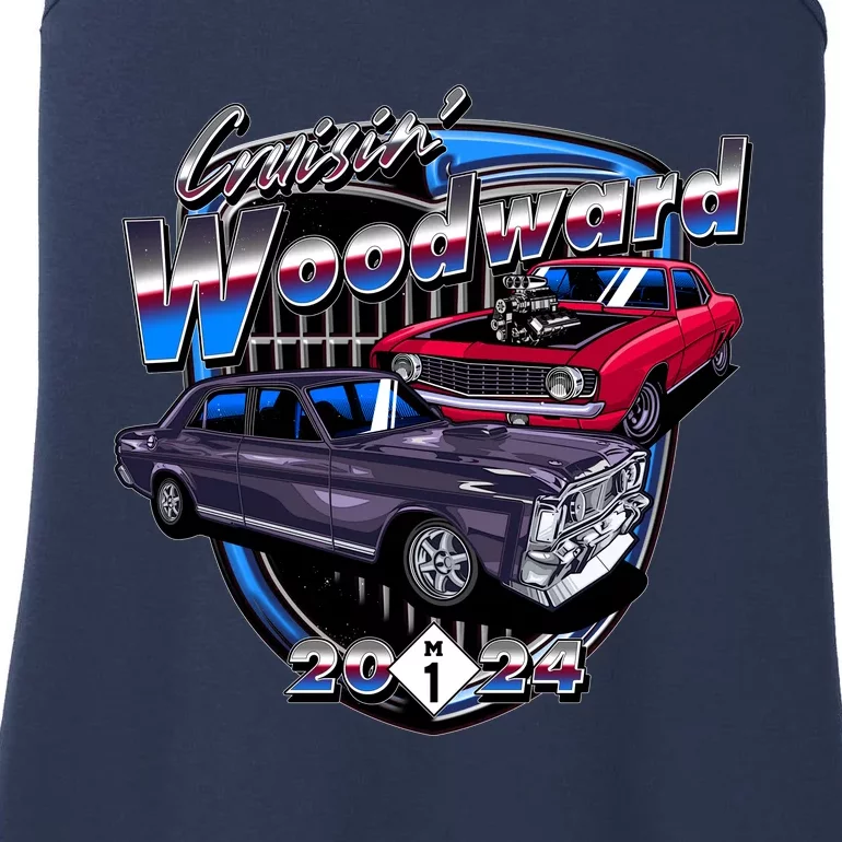 Cruisin Woodward Classic Cars 2024 Ladies Essential Tank