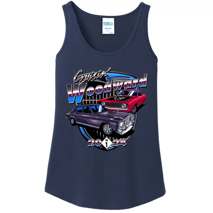 Cruisin Woodward Classic Cars 2024 Ladies Essential Tank