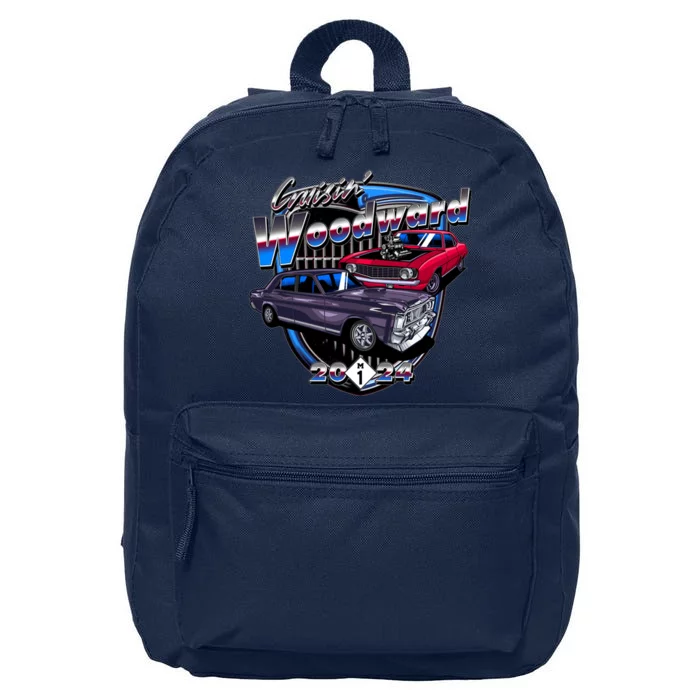 Cruisin Woodward Classic Cars 2024 16 in Basic Backpack