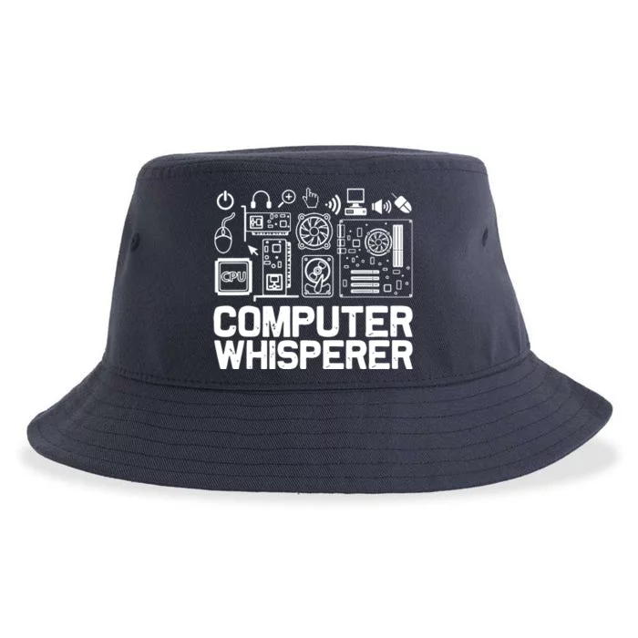 Computer Whisperer Sustainable Bucket Hat