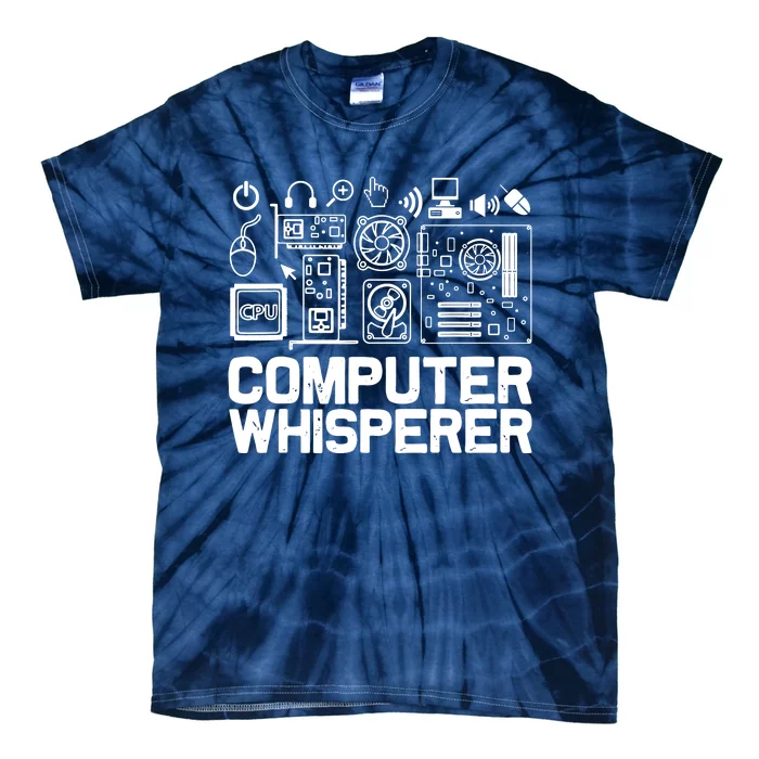 Computer Whisperer Tie-Dye T-Shirt