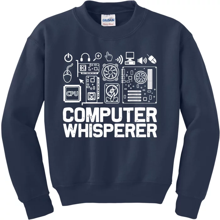 Computer Whisperer Kids Sweatshirt