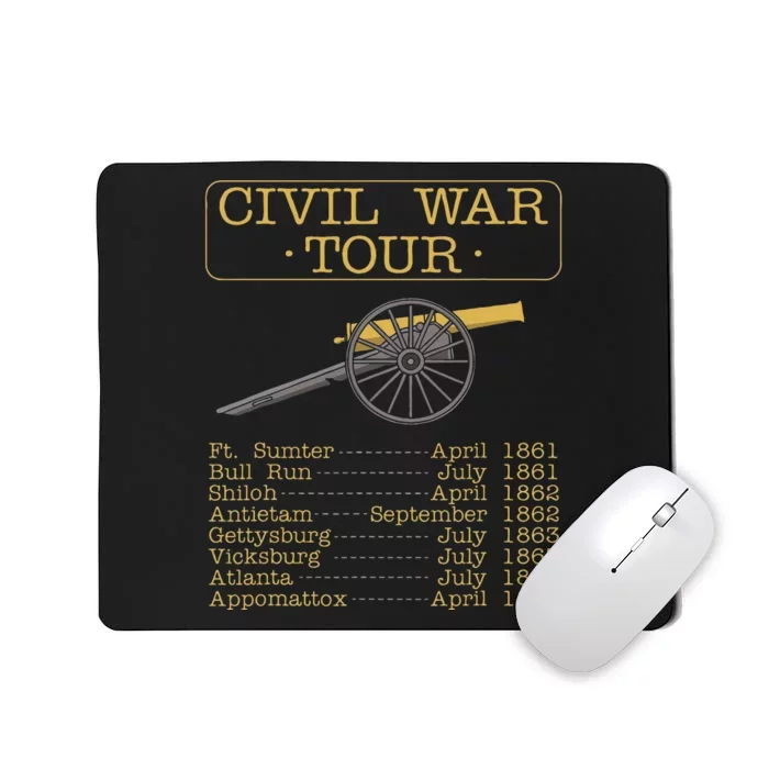 Civil War Civil War Reenactment Mousepad