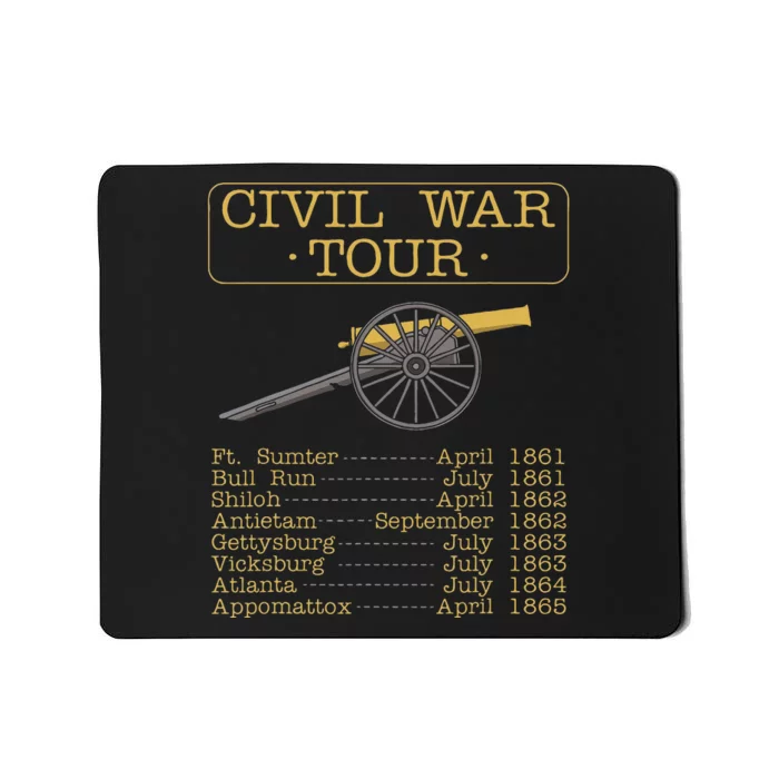 Civil War Civil War Reenactment Mousepad