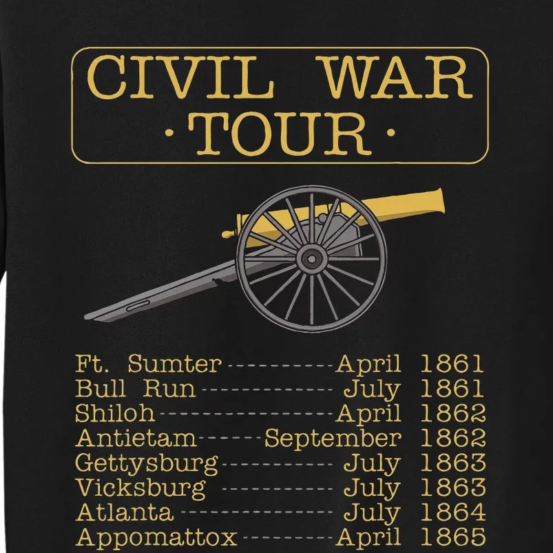 Civil War Civil War Reenactment Tall Sweatshirt