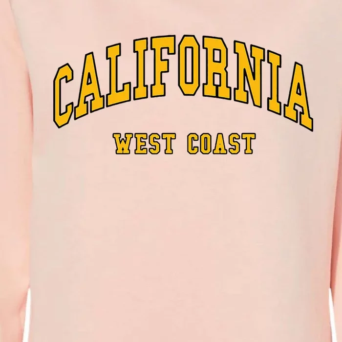 California West Coast Throwback Design Classic Womens California Wash Sweatshirt