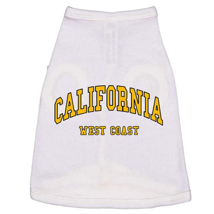 California West Coast Throwback Design Classic Doggie Tank