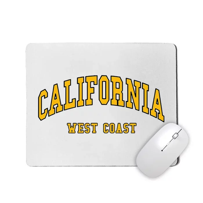 California West Coast Throwback Design Classic Mousepad