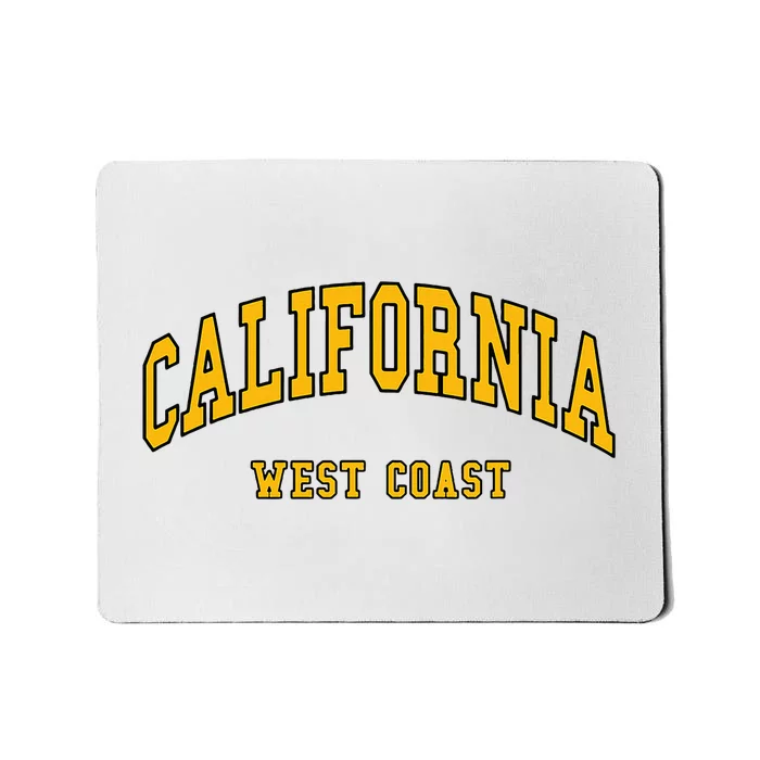 California West Coast Throwback Design Classic Mousepad