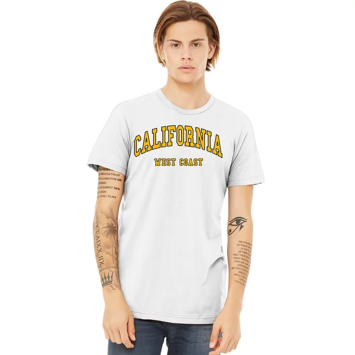 California West Coast Throwback Design Classic Premium T-Shirt