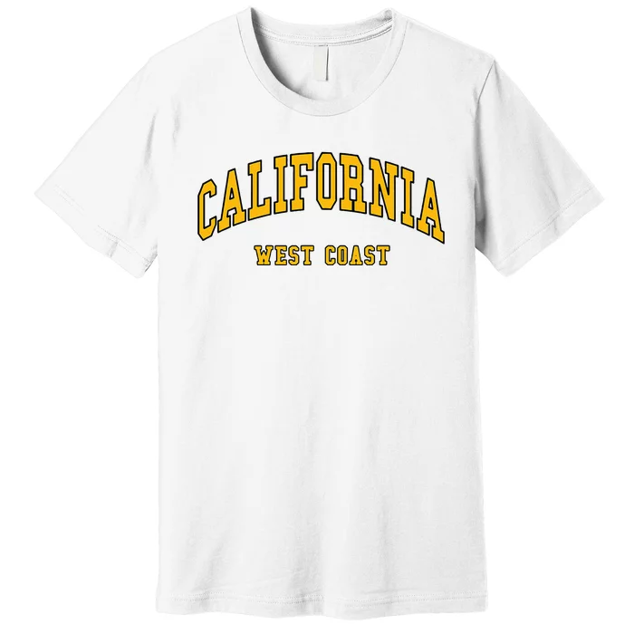 California West Coast Throwback Design Classic Premium T-Shirt