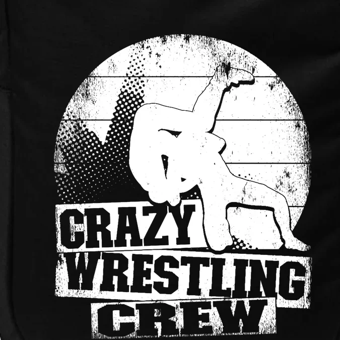 Crazy Wrestling Crew Wrestle Wrestler Impact Tech Backpack